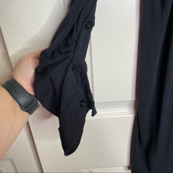 PJ Salvage Modal Basics Nightshirt in Black Size Medium - Picture 5 of 8